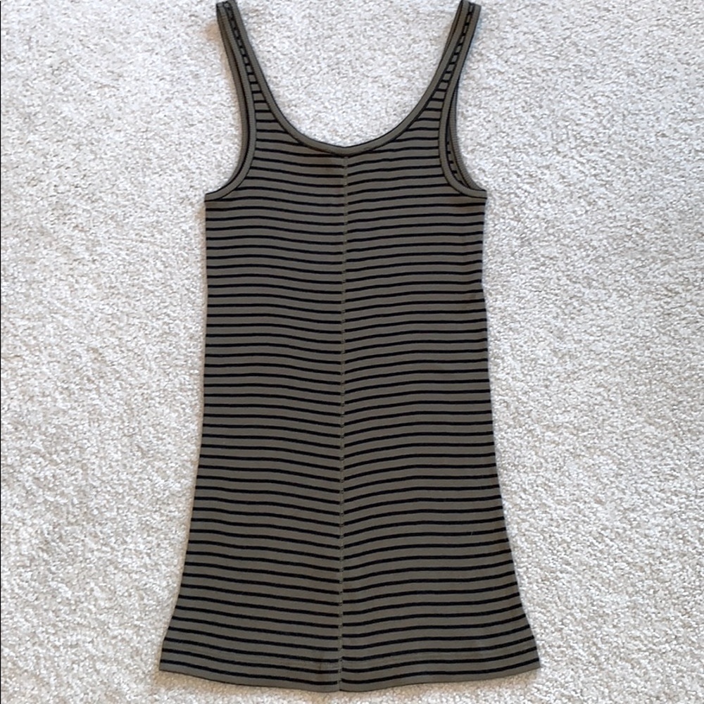 Vince Striped $75 Ribbed Pima Cotton/Modal Tank - Picture 5 of 5